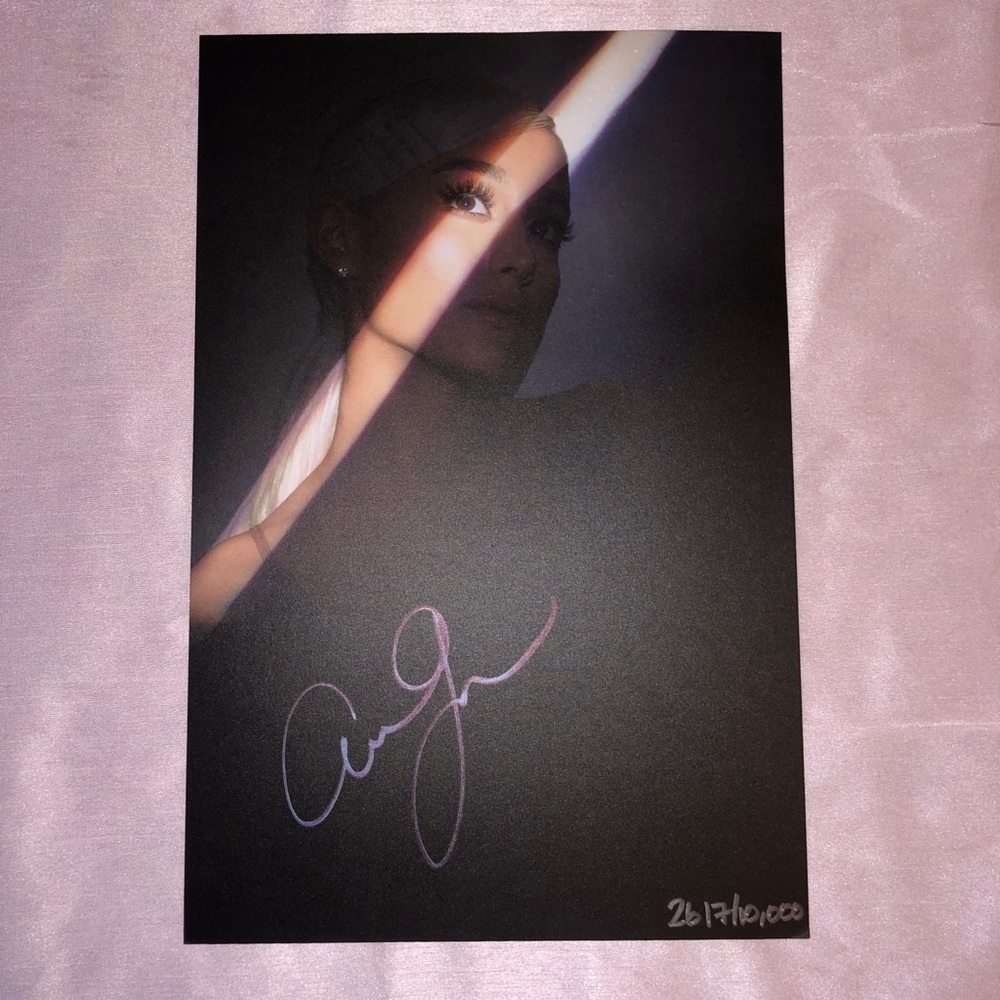 Ariana Grande Sweetener Signed Litho